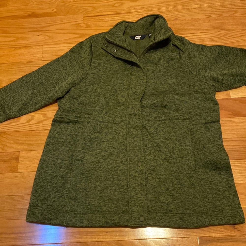Womens 2x green zip up jacket new with tags